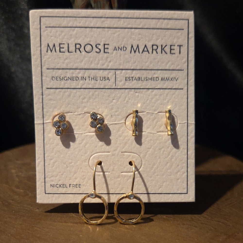 Melrose and Market Gold Boho Earring Set